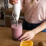 A man making a smoothie