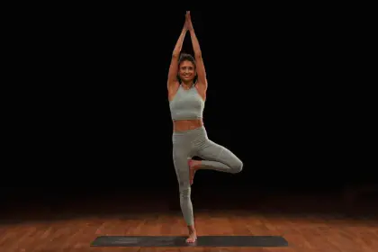 How to do tree pose (vrksasana) in yoga