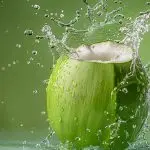 Coconut water before exercising