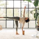 Feeling heavy? How to reach for the stars with yoga half moon pose