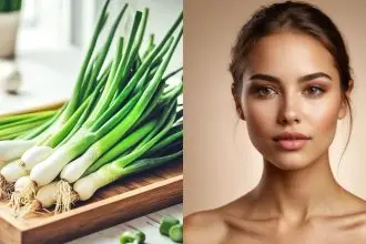 Spring onions can help you give your skin healthy