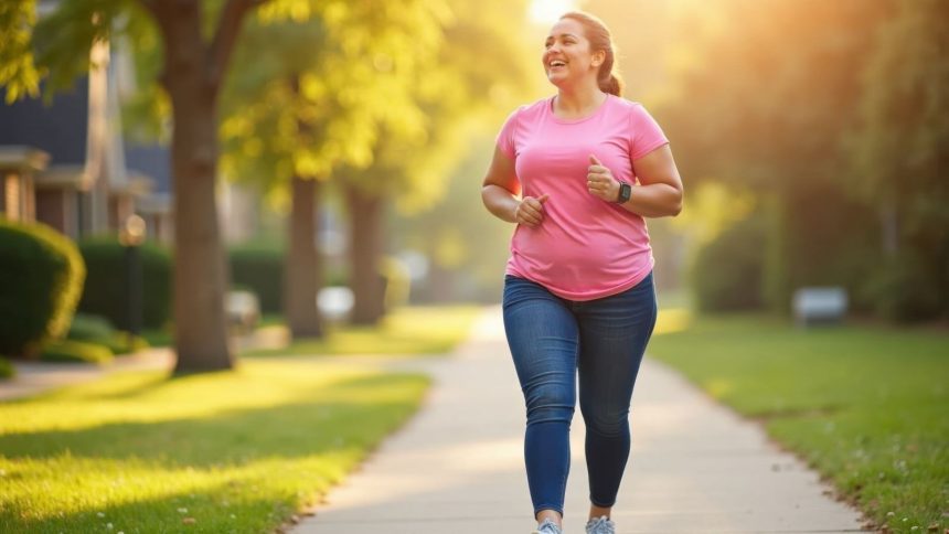 Active walking to lose belly fat: give a slim waistline in three ways