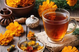 Marigold tea