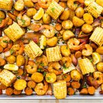 Easy sheet bread shrimp boiling